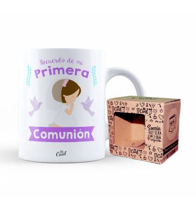 Taza – Recuerdo de mi primera comunión – niña