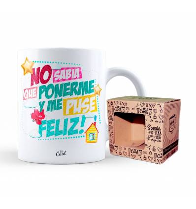 Taza – No sabia que ponerme y me puse feliz!