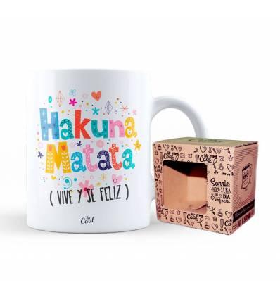 Taza – Hakuna Matata, vive y se feliz