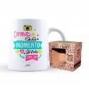 Taza – Disfruta cada momento de la vida, Carpe Diem
