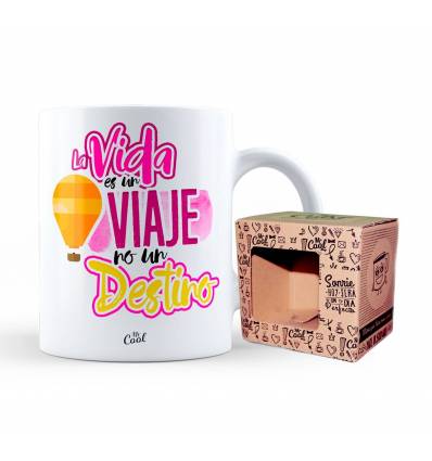 Taza – La vida es un viaje no un destino