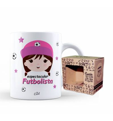 Taza – Espectacular Futbolista Niña