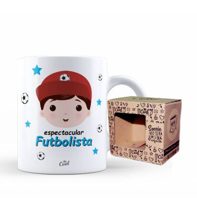Taza – Espectacular Futbolista Niño