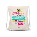 Mochila Saco – Disfruta cada momento de la vida, carpe diem