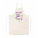 Delantal tipo lino - Abuela en la cocina tu eres la reina