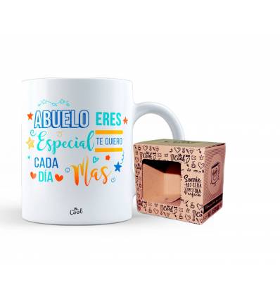 Taza – Abuelo eres especial, te quiero cada dia mas