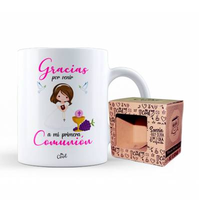Taza – Gracias por venir a mi primera comunión - niña