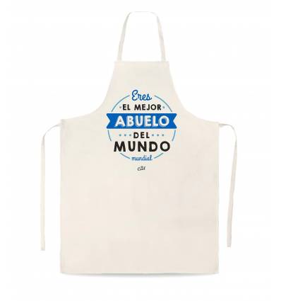 Delantal tipo lino - Mi tia es divina me encanta como cocina