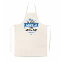 Delantal tipo lino - Eres el mejor abuelo del mundo mundial