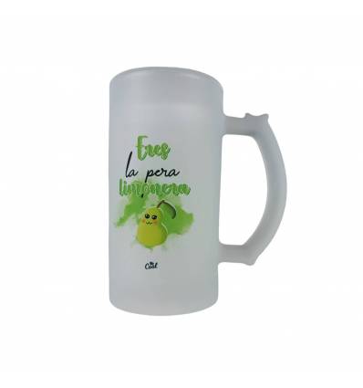 Jarra de cerveza – Eres la pera limonera