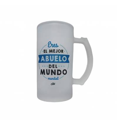 Jarra de cerveza – Eres el mejor abuelo del mundo mundial