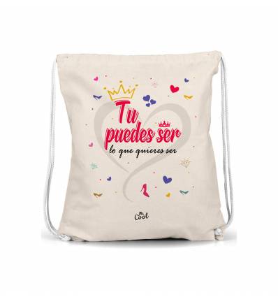 Mochila Saco – Tu puedes ser lo que quieras ser - BARBIE