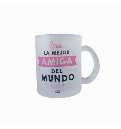 Taza cristal opaco – Ningun soñador es pequeño y ningun sueño demasiado grande