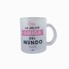Taza cristal opaco – Ningun soñador es pequeño y ningun sueño demasiado grande