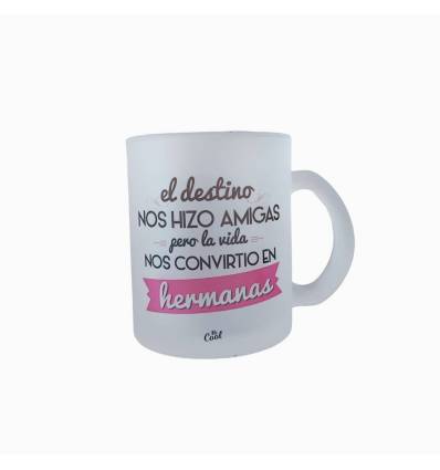 Taza cristal opaco – Ningun soñador es pequeño y ningun sueño demasiado grande