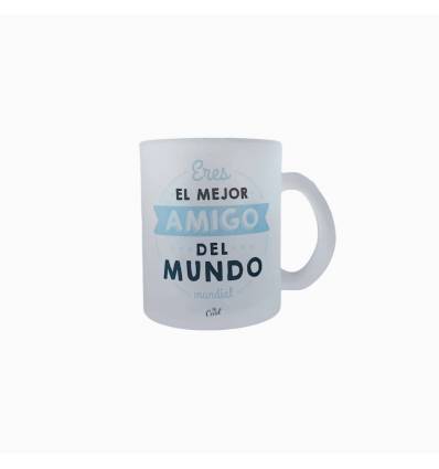 Taza cristal opaco – Ningun soñador es pequeño y ningun sueño demasiado grande