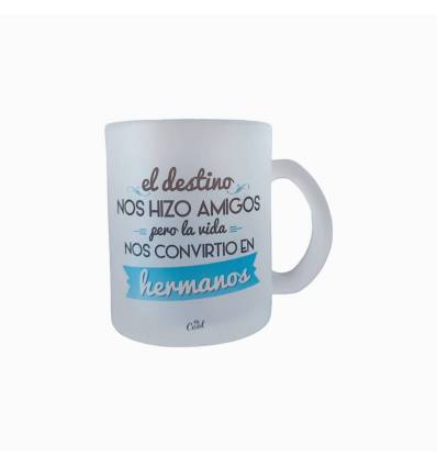 Taza cristal opaco – Ningun soñador es pequeño y ningun sueño demasiado grande
