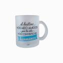 Taza cristal – El destino nos hizo amigos pero la vida nos convirtió en hermanos