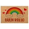 Felpudo arcoiris: Buenas vibras