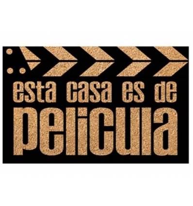 Felpudo galaxia letra negras: Bienvenidos a mi galaxia