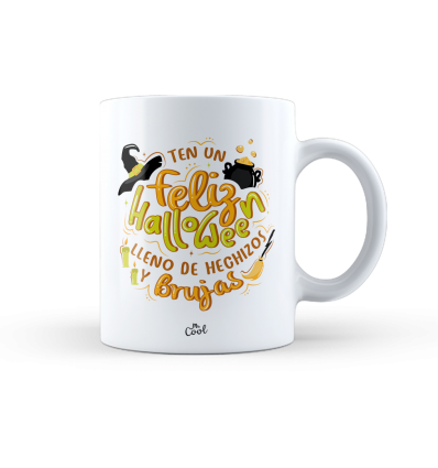 Taza – Ten un Feliz Halloween lleno de hechizos y brujas