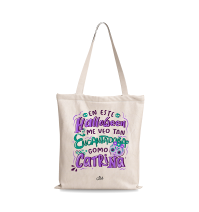 Bolsa Tote Bag – En este halloween me veo tan encantadora como Catrina