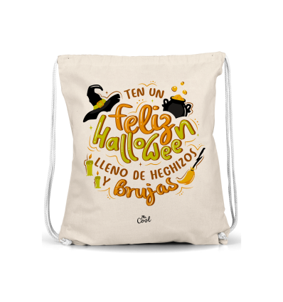 Mochila Saco – Ten un feliz halloween lleno de hechizos y brujas
