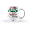 Taza – Muy Feliz Navidad te deseo Alegria y felicidad