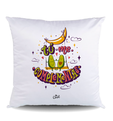 NUEVO COJIN Poliéster – Tu me complementas