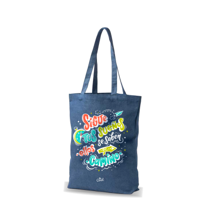 Bolsa Tote Bag Vaquera – Sigue tus sueños ellos se saben el camino