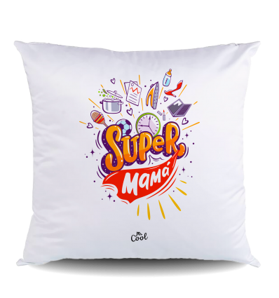 NUEVO COJIN Poliéster – Super mamá