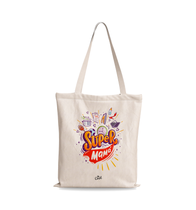 Bolsa Tote Bag – Super mamá