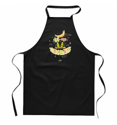 Delantal negro 