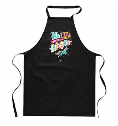 Delantal negro 