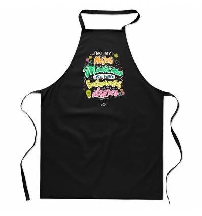 Delantal negro 