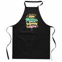 Delantal negro - No hay mejor medicina que tener pensamientos alegres