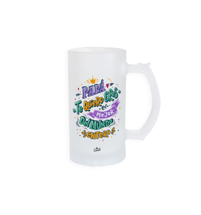 Jarra de cerveza – Papá te quiero eres el mejor del mundo entero