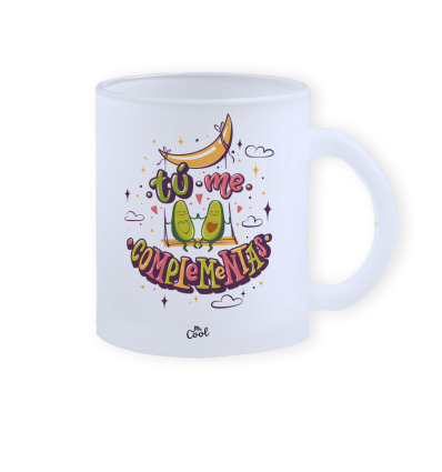 Taza cristal opaco 