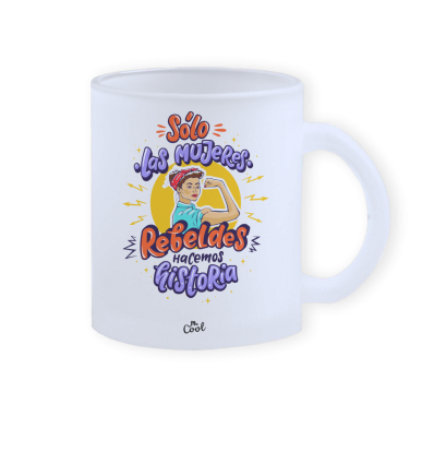 Taza cristal opaco 