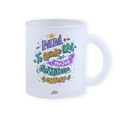 Taza cristal opaco 