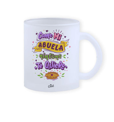 Taza cristal opaco 