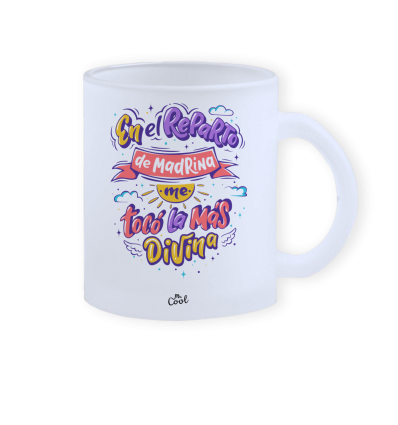 Taza cristal opaco 