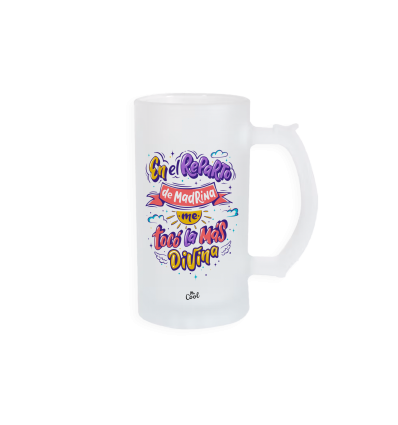 Jarra de cerveza – En el reparto de madrina me tocó la más divina