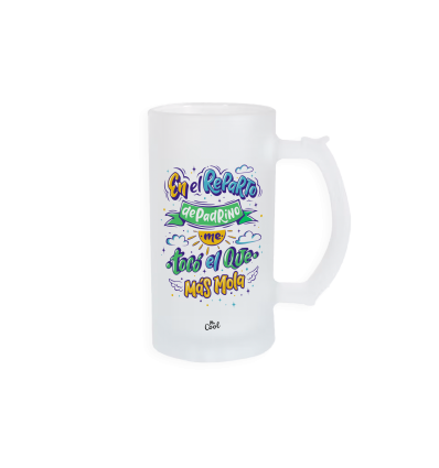 Jarra de cerveza – En el reparto de padrino me tocó el que más mola