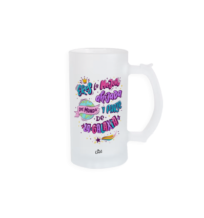 Jarra de cerveza – Eres la mejor ahijada del mundo y parte de la galaxia