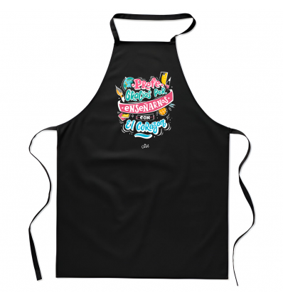 Delantal negro 