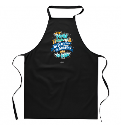 Delantal negro 