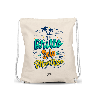 Mochila Saco – Yo brillo solo by Montoya