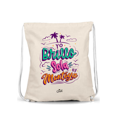 Mochila Saco – Yo brillo sola by Montoya