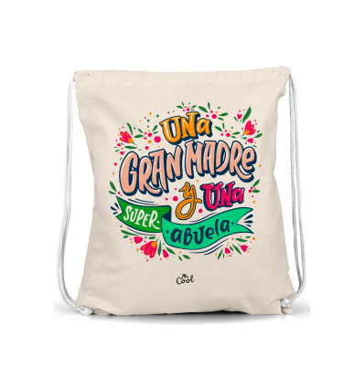 Mochila Saco – Una gran madre y una super abuela